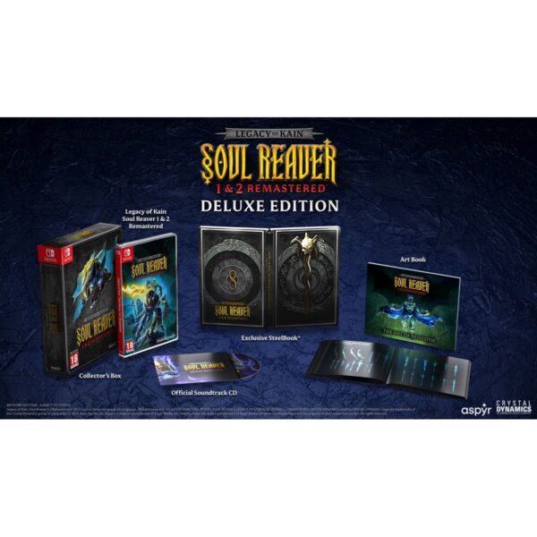 LEGACY OF KAIN SOUL REAVER 1&2 REMASTERED DELUXE EDITION - SWITCH