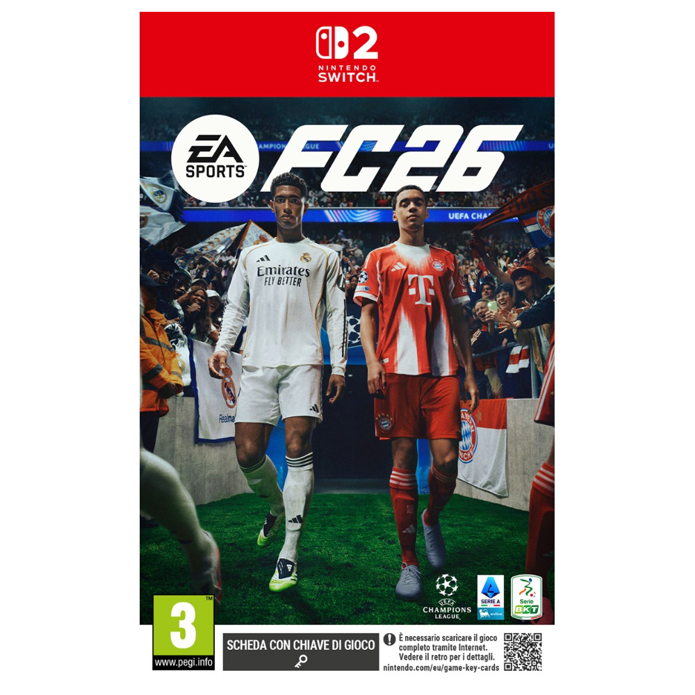 EA SPORTS FC 26 (GAME-KEY CARD) – PREORDINE USCITA 26/09/25 – SWITCH 2