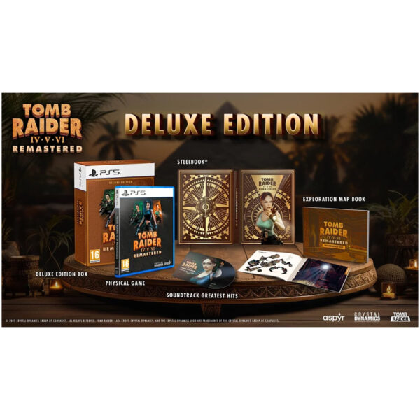 tomb raider 4 5 6 PS5 deluxe 02 TOMB RAIDER 4 - 5 - 6 REMASTERED DELUXE EDITION - PS5