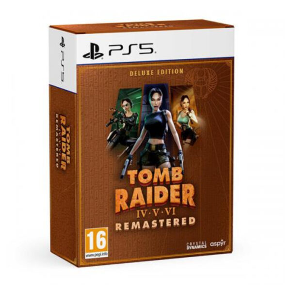 tomb raider 4 5 6 PS5 deluxe TOMB RAIDER 4 - 5 - 6 REMASTERED DELUXE EDITION - PS5