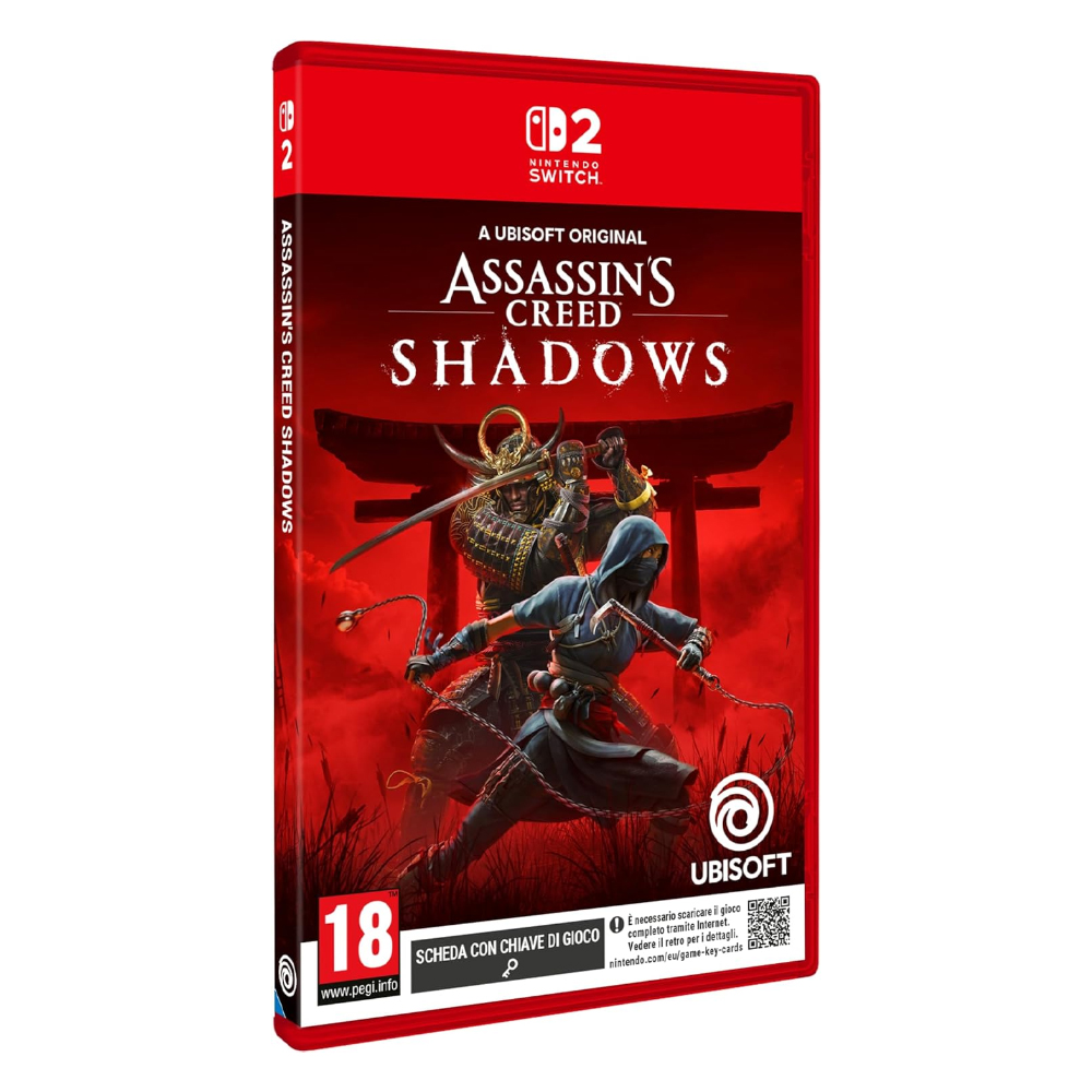 ASSASSIN’S CREED SHADOWS (SCHEDA CON CHIAVE DI GIOCO) – SWITCH 2