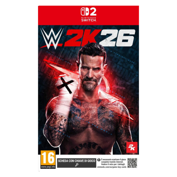WWE 2K26 (GAME-KEY CARD) - PREORDINE 13/03/2026 - SWITCH 2