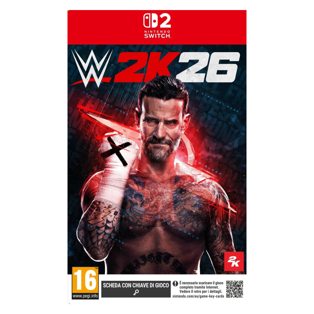 WWE 2K26 (GAME-KEY CARD) – PREORDINE 13/03/2026 – SWITCH 2