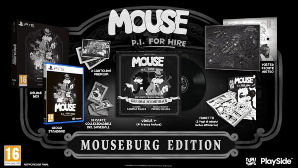 mouse deluxe MOUSE P.I. For Hire Mouseburg Edition - PREORDINE 10/07/2026 - PS5