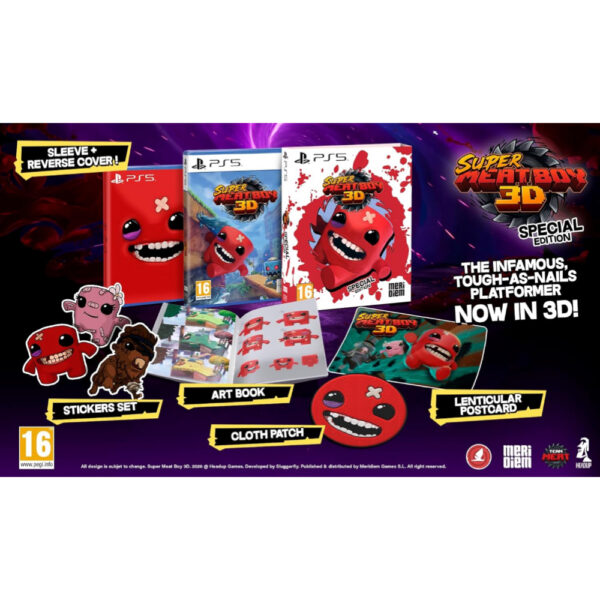 SUPER MEATBOY PS5222 SUPER MEAT BOY 3D SPECIAL EDITION - PS5