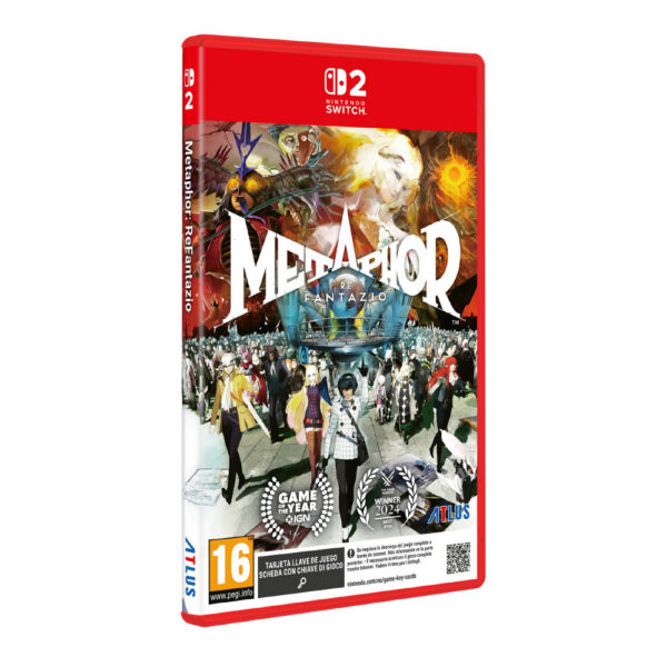 metaphor s2 Metaphor: ReFantazio Steelbook Edition (GAME-KEY CARD) - PREORDINE 12/11/2026 - SWITCH 2