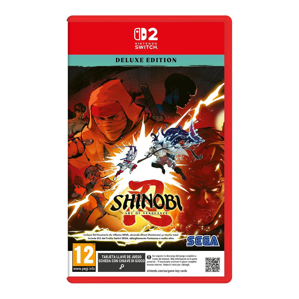 Shinobi: Art of Vengeance Deluxe Edition (GAME-KEY CARD) – SWITCH 2
