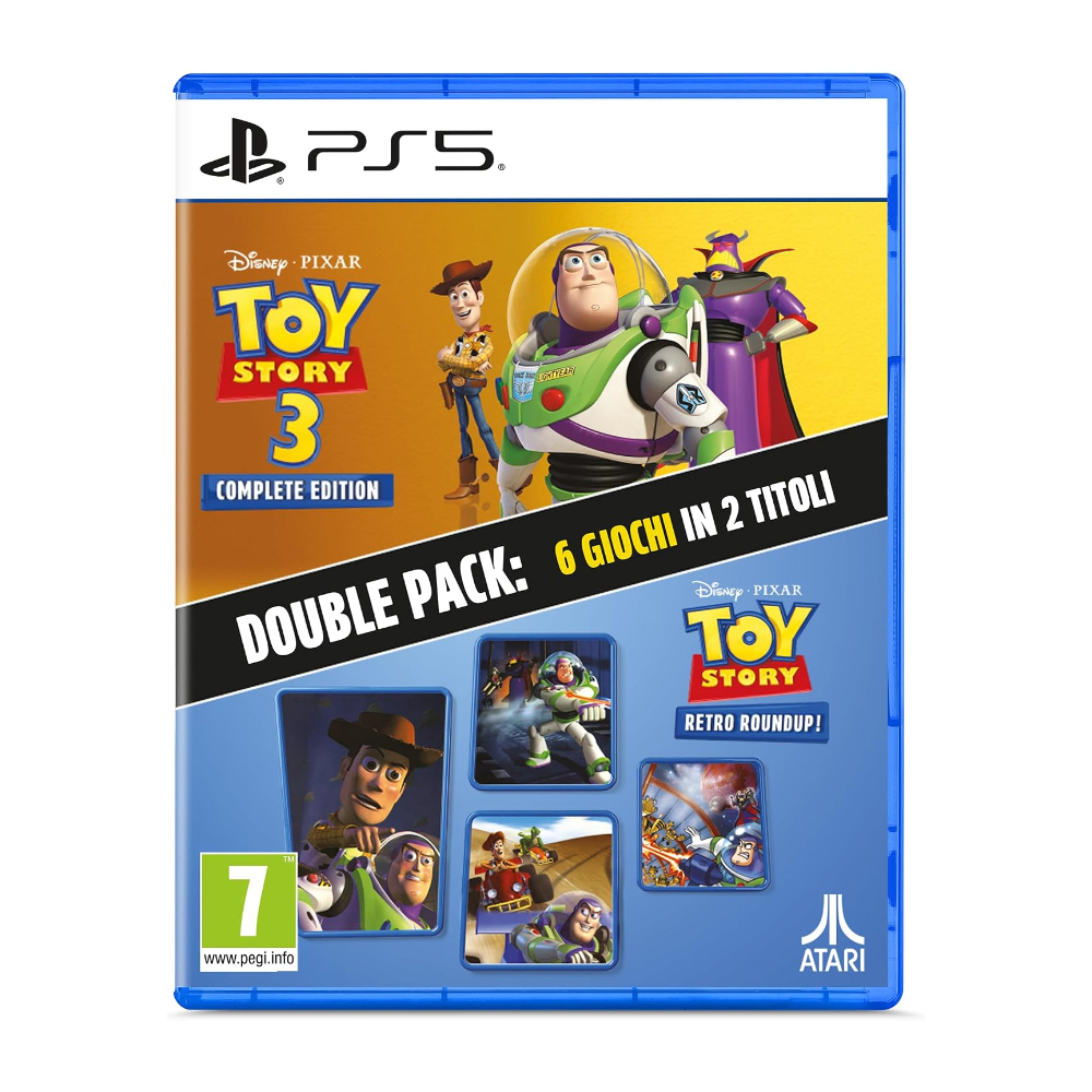 TOY STORY: Retro Roundup! + TOY STORY 3 Complete Edition Double Pack – PS5