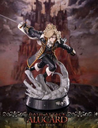 ALUCARD Castlevania symphony of the night Dash attack statue 30 Cm in Resina First 4 Figures