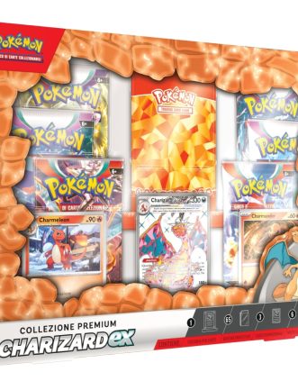 POKEMON CHARIZARD EX TERACRISTAL PREMIUM COLLECTION (ITA) 6 BUSTE