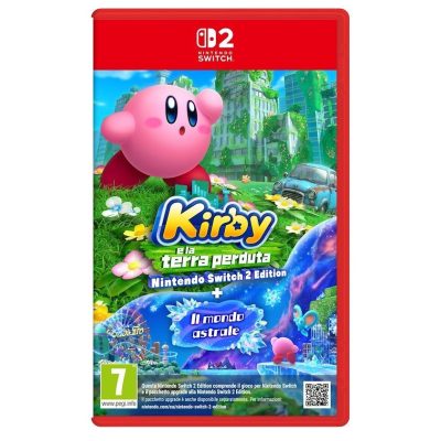 KIRBY E LA TERRA PERDUTA SWITCH 2 EDITION + IL MONDO ASTRALE -PREORDINE USCITA 28/8/2025- SWITCH 2