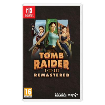 TOMB RAIDER 1 2 3 I-III REMASTERED SWITCH