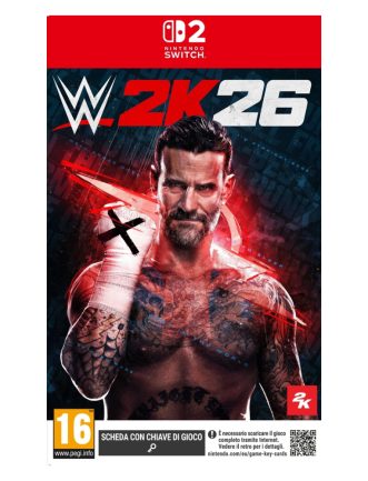 WWE 2K26 (GAME-KEY CARD) – PREORDINE 13/03/2026 – SWITCH 2