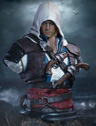 Assassin’s Creed Black Flag Resynced Edward Kenway 1/4 Scale Bust -PREORDER LUGLIO 2026-