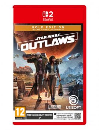 Star Wars Outlaws Gold Edition (GAME-KEY CARD) – SWITCH 2