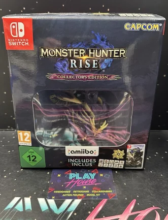 MONSTER HUNTER RISE COLLECTOR’S EDITION NINTENDO SWITCH USATA COMPLETA AMIIBO
