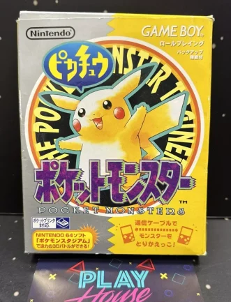 POKEMON GIALLO GAME BOY GIAPPONESE NINTENDO JP JAPAN USATO POCKET MONSTERS GB