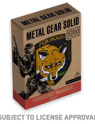 Metal Gear Solid Lingotto Stemma Foxhound Insignia Limited Edition in Metallo