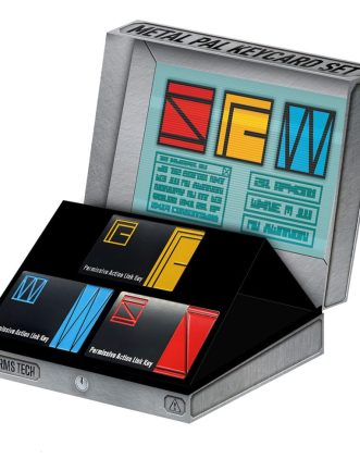 Metal Gear Solid Replica Keycard Set Limited Edition in Metallo