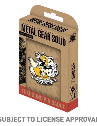 Metal Gear Solid Spilla Foxhound Pin Badge Limited Edition in Metallo
