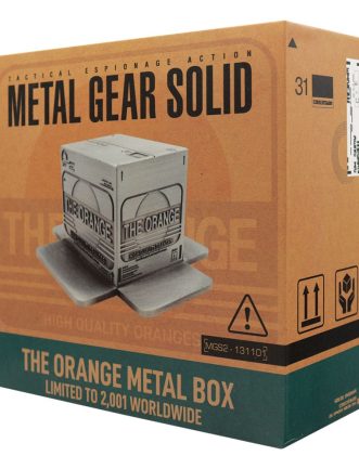 Metal Gear Solid 2 Replica Scatola di Cartone Set Limited Edition in Metallo